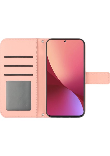 Lr Joyful Xiaomi Mi 12 Pro Için Telefon Kılıfı - Açık Pembe (Yurt Dışından)