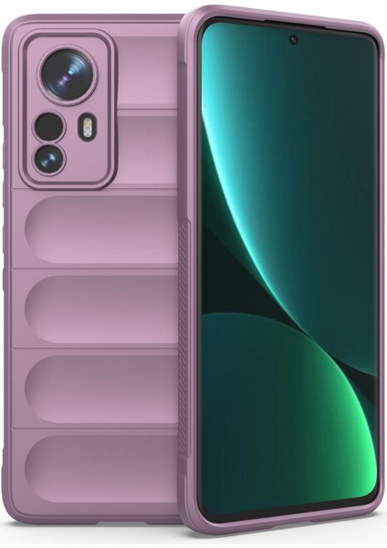 Xiaomi Mi 12 Pro Için Telefon Kılıfı - Açık Mor (Yurt Dışından)