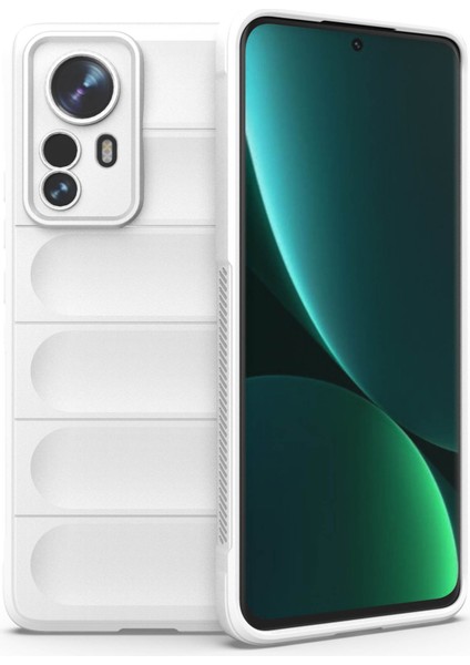Xiaomi Mi 12 Pro Için Telefon Kılıfı - Beyaz (Yurt Dışından)