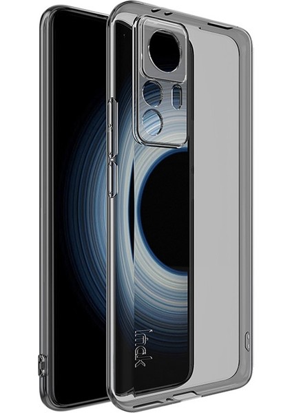 Xiaomi Mi 12T Pro Için Telefon Kılıfı - Şeffaf Siyah (Yurt Dışından)
