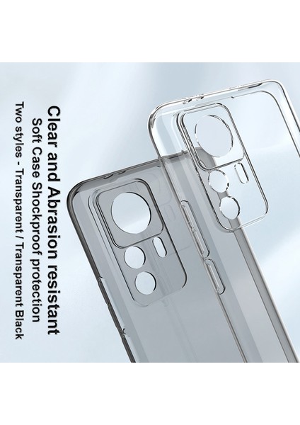 Xiaomi Mi 12T Pro Için Telefon Kılıfı - Şeffaf Siyah (Yurt Dışından) fiyatları