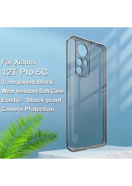 Xiaomi Mi 12T Pro Için Telefon Kılıfı - Şeffaf Siyah (Yurt Dışından) indirimleri