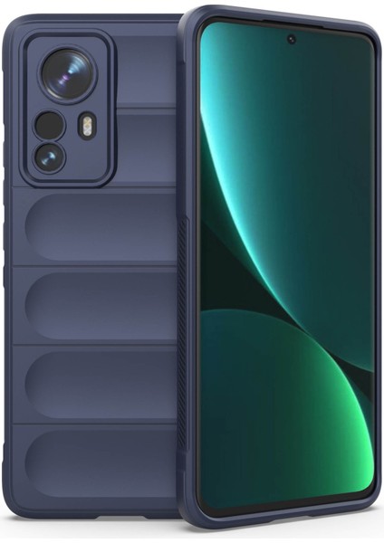 Xiaomi Mi 12 Pro Için Telefon Kılıfı - Koyu Mavi (Yurt Dışından)