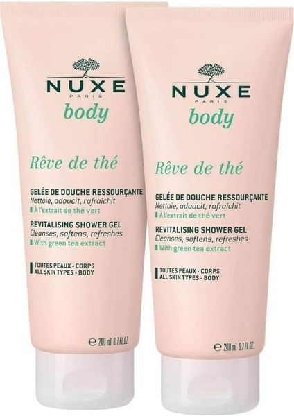 Body Reve De The Revitalising Shower Gel Duş Jeli 200 Ml 2.50 Ikili Paket