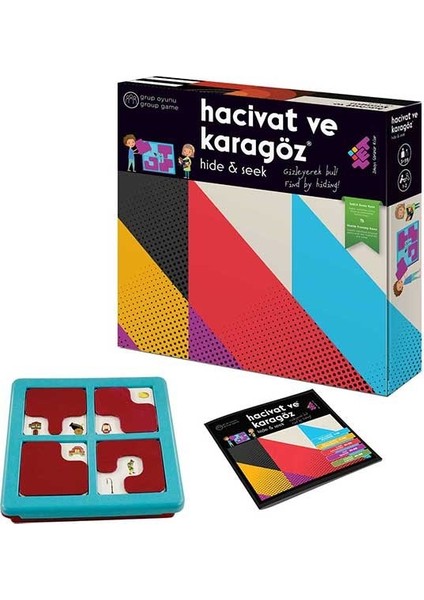 Hacivat ve Karagöz Hide & Find Zeka ve Akıl Oyunu 3+ Yaş 1+ Oyuncu