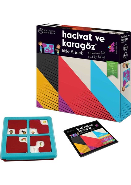Hacivat ve Karagöz Hide & Find Zeka ve Akıl Oyunu 3+ Yaş 1+ Oyuncu