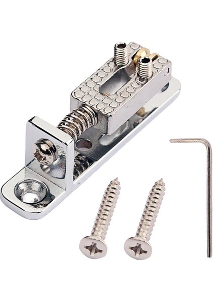 3 Pcs Gitar Parçaları Banjo Chrome İçin Tek Gitar Köprüsü Vida Anahtarı (Yurt Dışından)