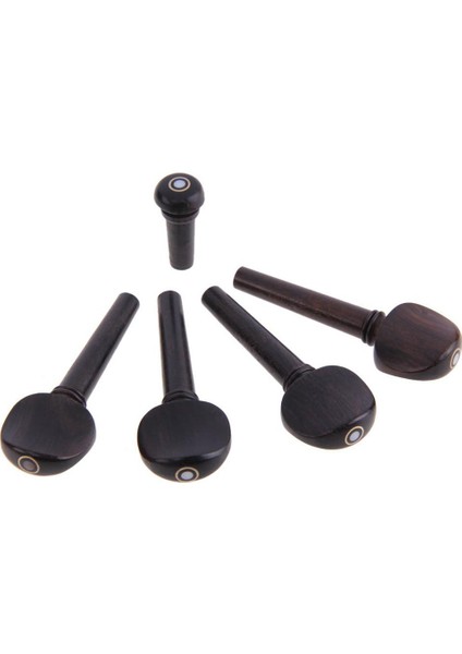 Ebony Wood 4/4 Keman Aksesuarları Chinrest + +Tuner +Kuyruk Yayını +Peg (Yurt Dışından) modelleri