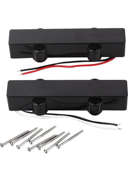 Lot De 2 Mikrofonlar Filaires Pour Guitare Basse Scellés Avec Des Vis Pour 5 (Yurt Dışından)