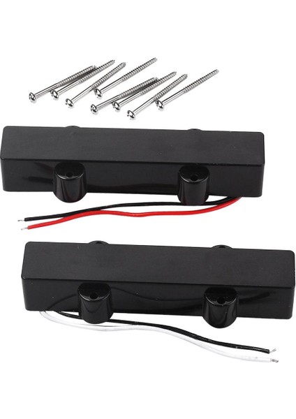 Lot De 2 Mikrofonlar Filaires Pour Guitare Basse Scellés Avec Des Vis Pour 5 (Yurt Dışından)