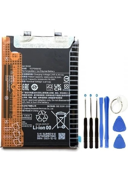 Xiaomi Redmi Note 11 Pro 5g BN5E Pil Batarya ve Tamir Set