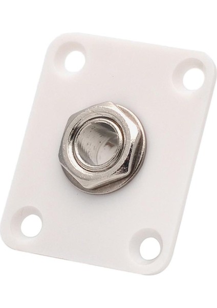 Gitar Müzik Parçaları İçin Kare Elektro Gitar Çıkış Plakası Beyaz (Yurt Dışından) fiyatları