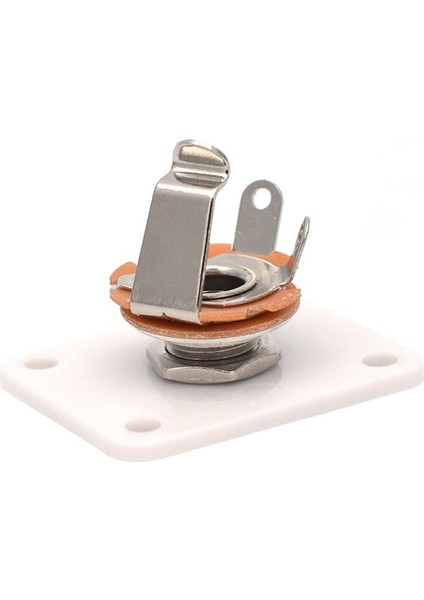 Gitar Müzik Parçaları İçin Kare Elektro Gitar Çıkış Plakası Beyaz (Yurt Dışından) modelleri