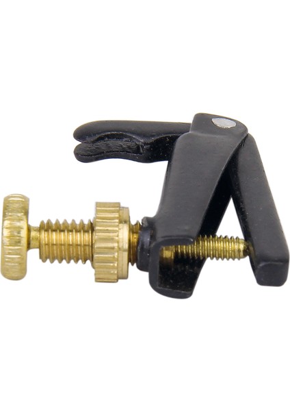 4 Pcs Metal Keman İnce İpi Ayarlayıcı 1/2-1/4 Keman Siyah ve Altın (Yurt Dışından)