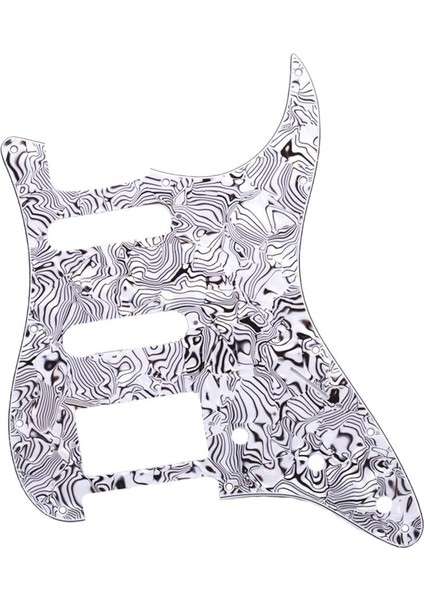 Sq Gitar Parçaları İçin 3 Kat Ssh Elektro Gitar Pickguard Scratch Plakası (Yurt Dışından)