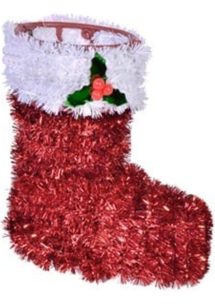 Yılbaşı Çam Ağacı Noel Baba Çizmesi 12 cm 1 Adet