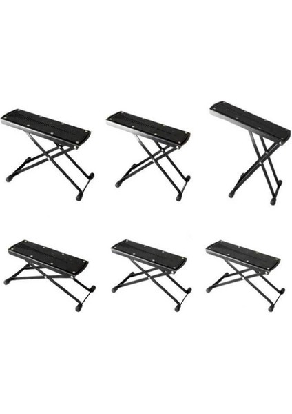 Ayarlanabilir 6 Dişli Katlanır Gitar Dinlenme Tabure Kaymaz Taşınabilir Gitar (Yurt Dışından)