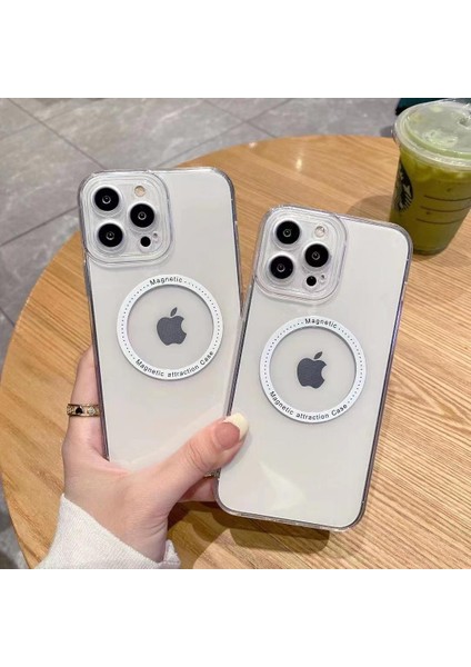 Iphone 14 Pro Max Magsafe Uyumlu Şeffaf Kapak