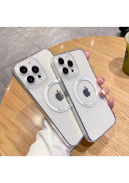 Iphone 14 Pro Max Magsafe Uyumlu Şeffaf Kapak