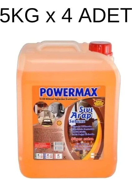 Sıvı Arap Sabunu 5 kg x 4