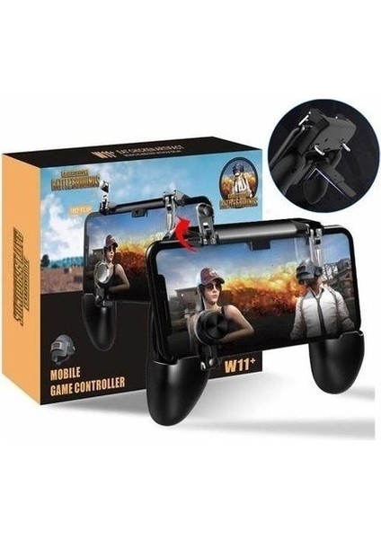 W11 Pubg Mobile Gamepad Controller Ateş Tetik Telefon Oyunkonsol Oyun Kolu