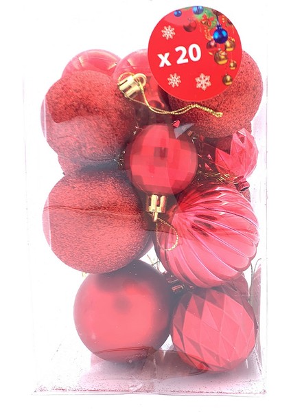 House Yılbaşı Süsü Karışık Desenli 20 'li