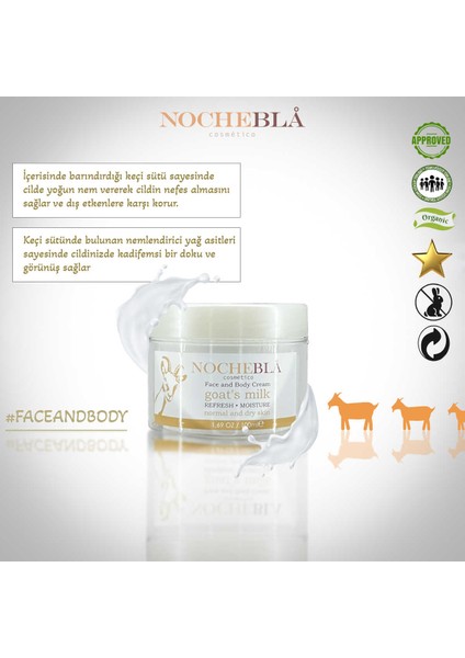 Keçi Sütü Nemlendirici Ve Yenileyici Krem (100 ml) modelleri