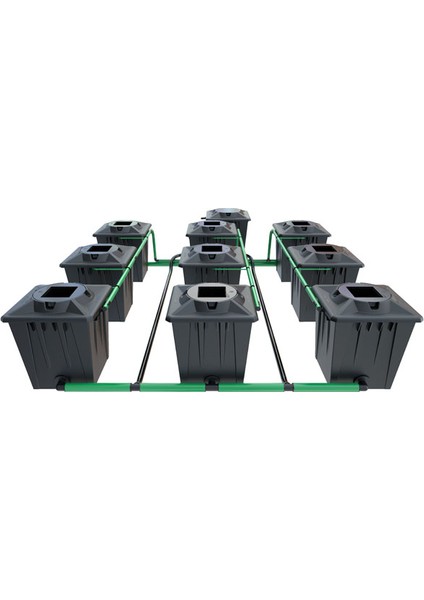 Hydroponics Rdwc 9 Saksı