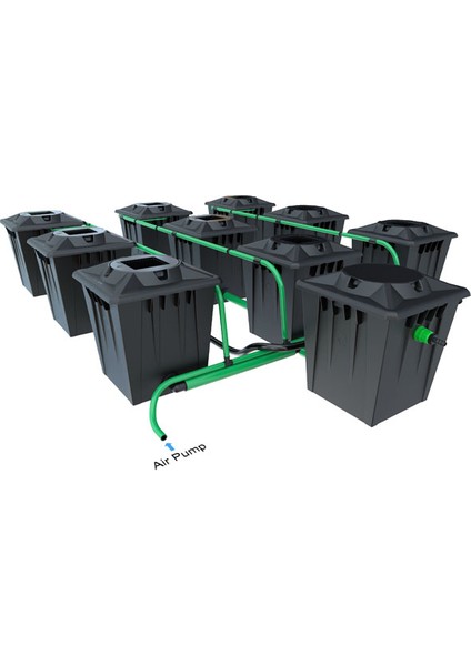 Hydroponics Rdwc 9 Saksı
