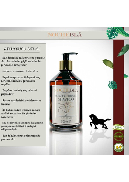 Saç Dökülmesini Engelleyen At Kuyruğu ve Amber Bitki Özlü Şampuan (500 ml) fiyatları