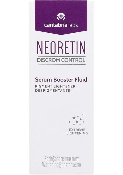 Cantabria Labs Neoretin Discrom Control Serum Booster Fluid Cilt Bakım Serumu 30ML