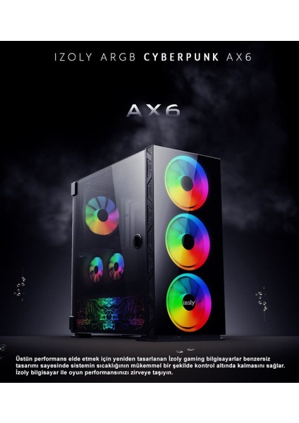 Perseus Ryzen 5 3600 16GB 480GB GTX1660S 6GB 192 GDDR6 Oyun Bilgisayarı