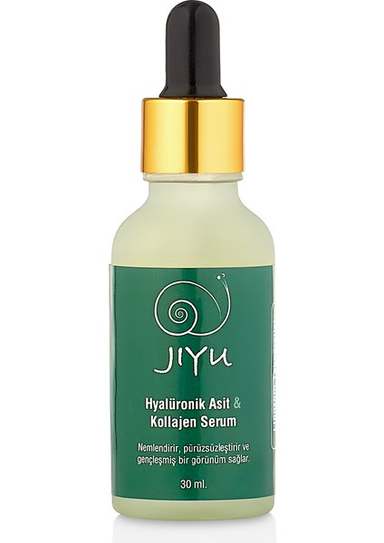 Jıyu Hyaluronic Acid (Hyalüronik Asit) & Collagen () Dolgunlaştırıcı Nemlendirici Cilt Serumu 30 ML.