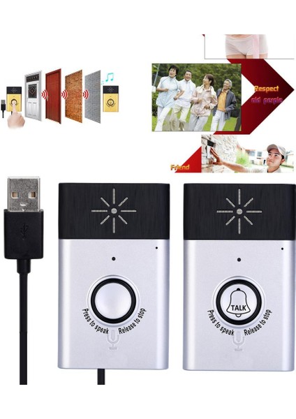 Akıllı 2 Yönlü Konuşma Monitörü Wifi Kapı Zili (Yurt Dışından)