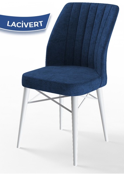 Concept Arp Serisi, Beyaz Masa 70X110 Sabit Mutfak Masası Takımı, 4 Sandalye