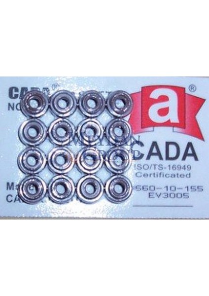 Mazda 626- Sd/hb- 89/91 Supap Lastiği (EV3005)(F8/FE) 2.0cc (Set 16 Adet)(Cada)