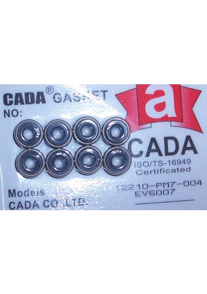 Honda Integra- 90/94 Supap Lastiği (Set 8ADET) (CAV6007)(B18A/D16A1/B20B) 1.6/1.8cc (Cada) 12210-PM7-004