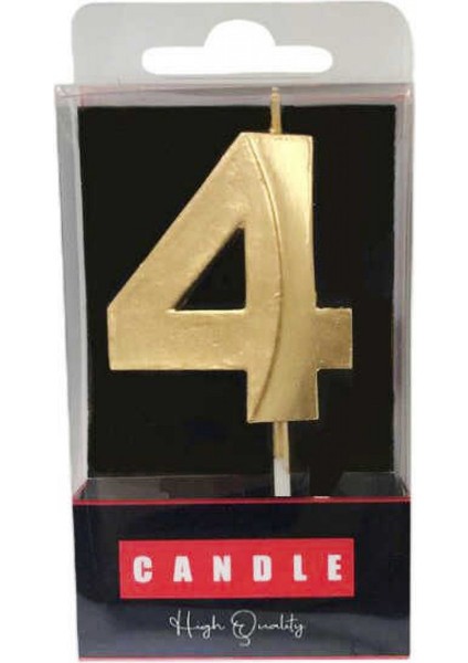 Mum Kristal Desenli 4 Altın Pk:1