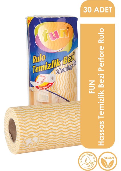 Hassas Temizlik Bezi Perfore Rulo 30 ADET