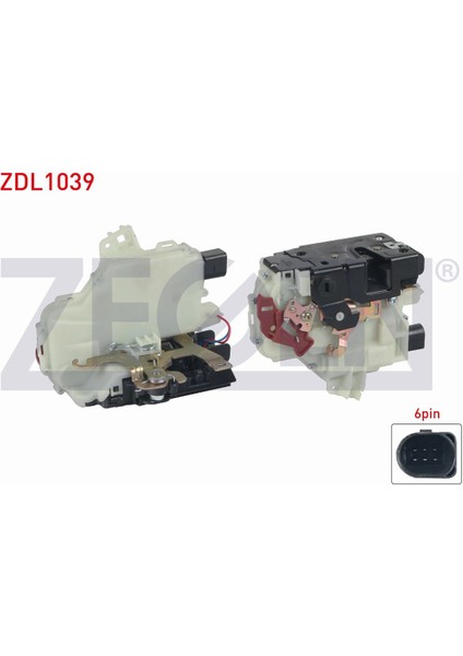 Volkswagen Caddy Iıı - Golf V - Vı - Jetta Iıı 2004-2015 Kapı Kilidi Motorlu Sağ Arka 3B4839016AP