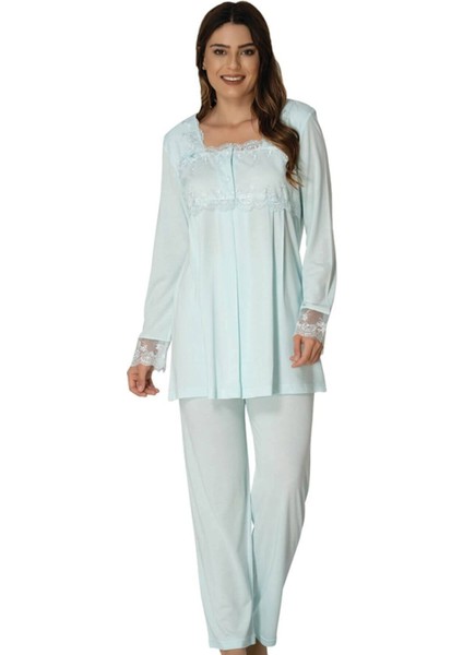 Model Turkuaz Lohusa Pijama Takımı 2403 Effortt