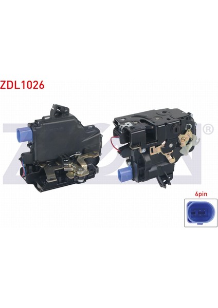Volkswagen Polo 2002-2009 Kapı Kilidi Motorlu Sol Arka 3B4839015AG|3B4839015AN