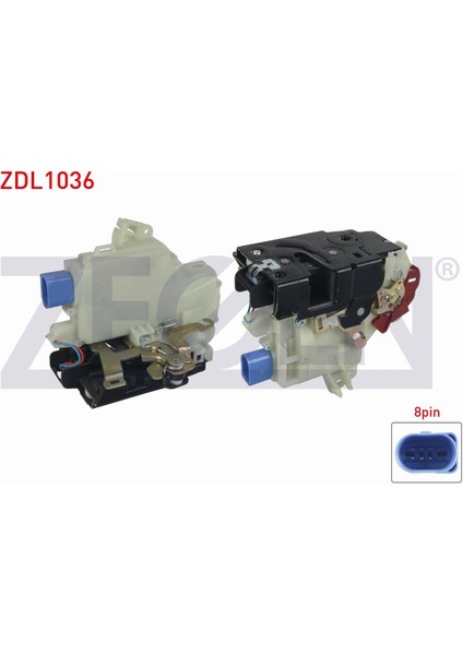 Volkswagen Caddy Iıı - Golf V - Vı - Jetta Iıı 2004-2015 Kapı Kilidi Motorlu Sol Ön 3B1837015AT