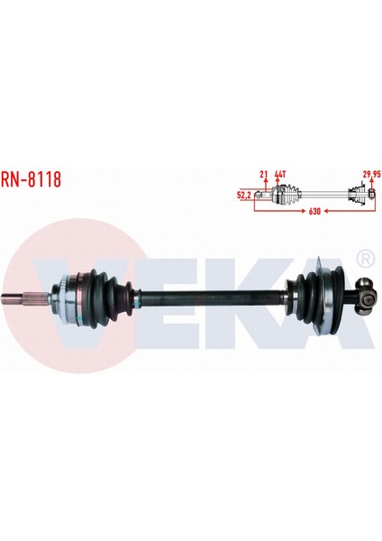 Renault Clıo Iı (Bb0/ 1/ 2,cb0/ 1/ 2) 1.5 Dcı Abslı Komple Aks Sol Ön 8200623787