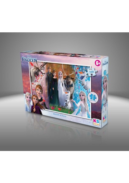 Frozen Karlar Ülkesi Elsa Lisanslı Kutulu 200 Parça Puzzle/yapboz