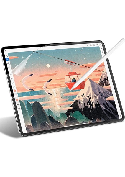 Apple Ipad 10.nesil 2022 10.9" Inç Uyumlu Paperlike Nano Kırılmaz Ekran Koruyucu Kağıt Hissli