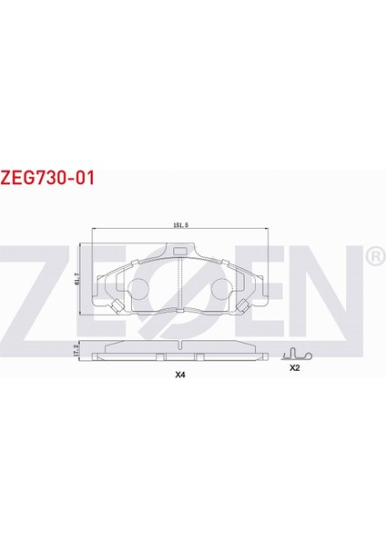Ford Ranger 2.5 Tdcı 4x4 1999-2002 Ön Fren Balatası SLV50181580