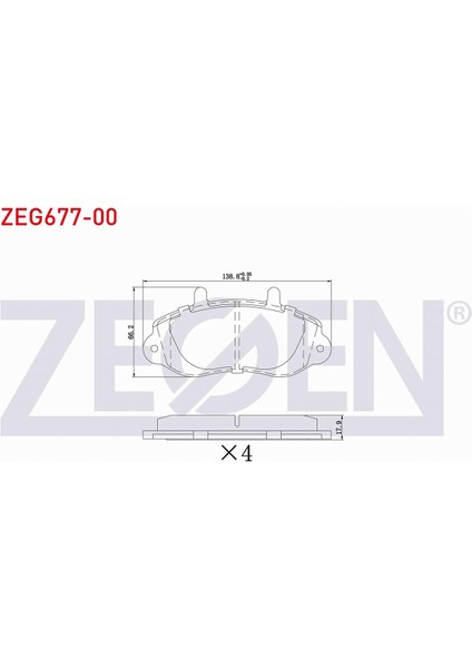 Renault Master Iı (Fd) 2.5 D 1998-2010 Ön Fren Balatası 91 62 600