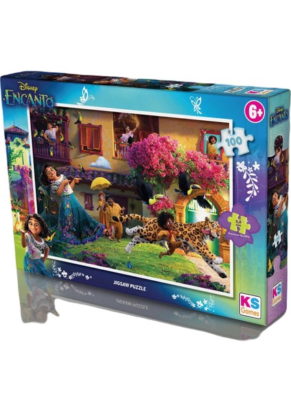 Disney Encanto Mirabel 100 Parça Lisanslı Frame Puzzle/yapboz