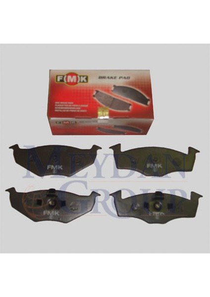 Seat Toledo- 93/95 Ön Fren Balatası (Disk) (141,6X50X16,48/141,6X47,4X16,48) (Fmk) 1H0615106E